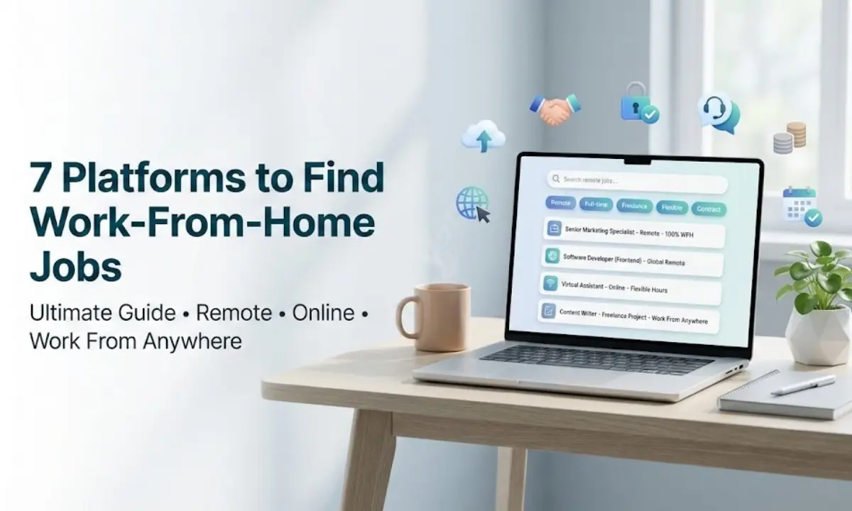 7 platforms to find work from home jobs