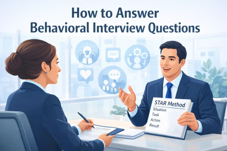 How to Answer Behavioral Interview Questions